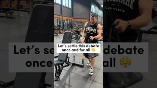 TIME TO SETTLE THIS DEBATE! 😤 #fitnessmotivation #gymworkout #healthylifestyle @ColossusFitness