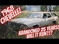 1968 chevrolet nomad station wagon will it run after deteriorating for 25 years