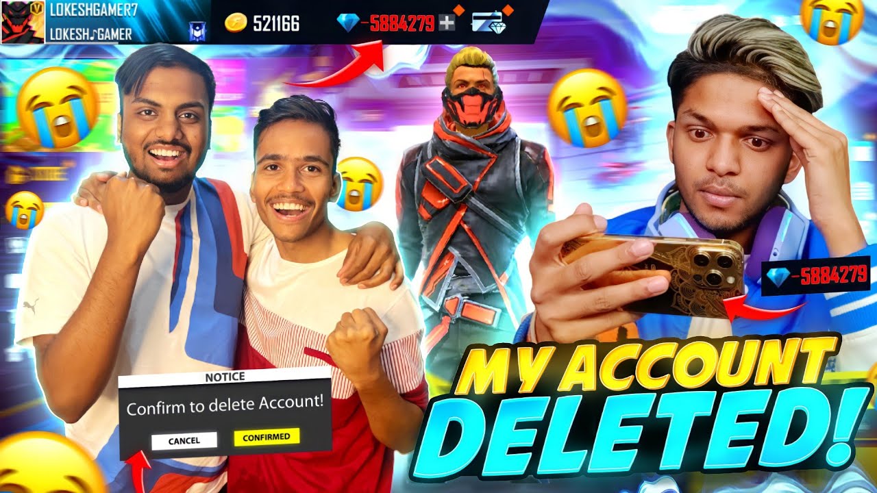 Wasting All Diamond Of Lokesh Gamer💎 Id Hack Prank Global Top 1 Badges 😂  - Garena Free Fire 