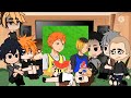 Karasuno reacts to tiktoks ( ships containing Kenhina and Atsuhina ) Gacha club