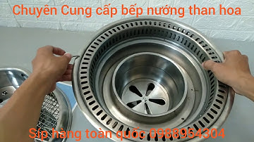 Bếp Nướng Than Hoa Không Khói Âm Bàn Hút Dưới