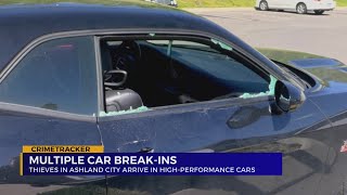 Thieves in Ashland City arrive in high-performance cars