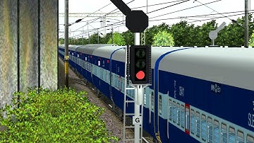 Barauni Junction  New Delhi Vaishali SF Express Departure From Aligarh In MSTS Open Rail