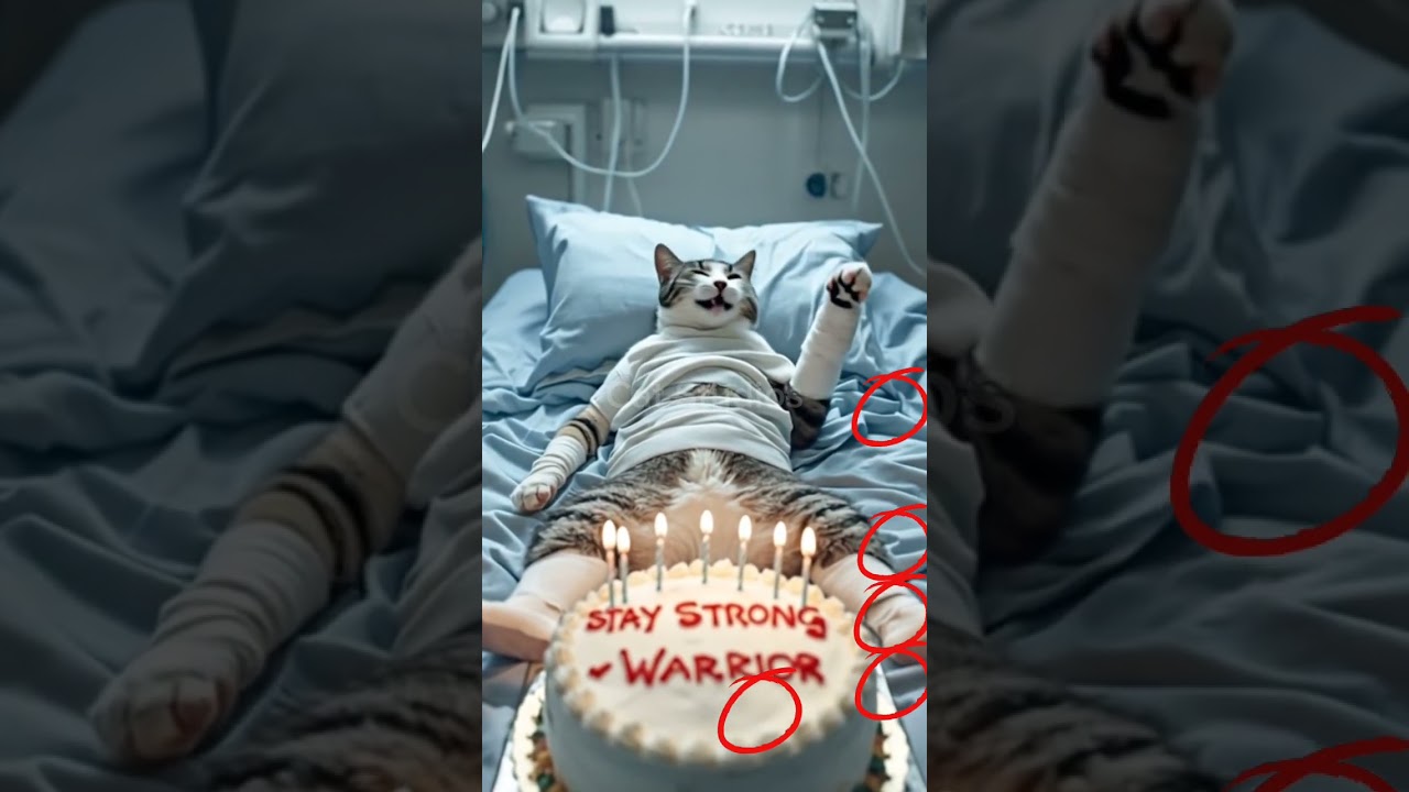 #happybirthday #funny #kitten #animalintelligence #kucing #cute #cat #cake #aicats #shorts #short #o