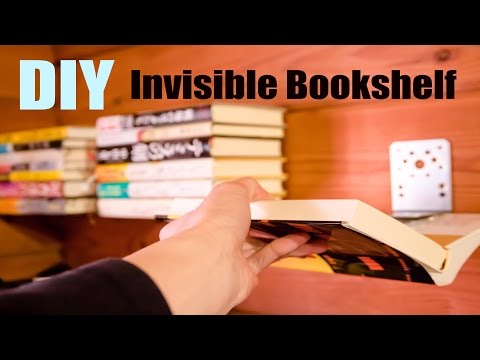 Diy Invisible Bookshelf Youtube