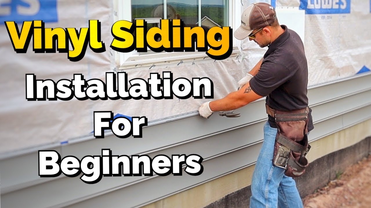 How To Install Vinyl Siding - YouTube