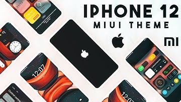 iPhone 12 Theme For MiUi 12 || iOS 14 Theme For MiUi || iOS Boot Animation On Any MiUi Device