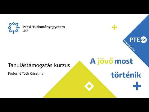 Fodorné Dr. Tóth Krisztina: Tanulástámogatás kurzus