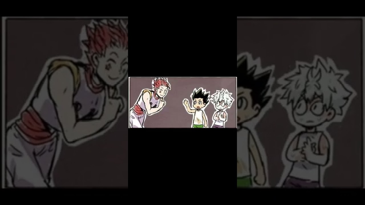 I need an adult! Hisoka x gon comic