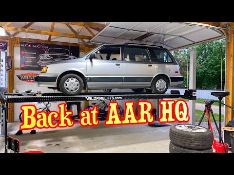 Lifting the 1991 Plymouth Colt at AAR HQ #1