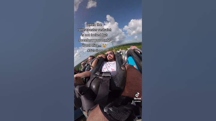 rollercoaster restraint was not locked