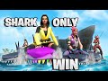 Faze H1ghSky1 Siblings FORTNITE Challenge! Using SHARKS ONLY!