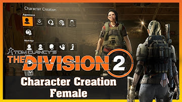 Character Creation | All Options | Female Agent | THE DIVISION 2