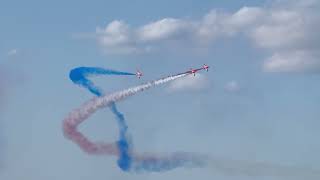 Oshkosh 2026 British Red Arrows barrel roll