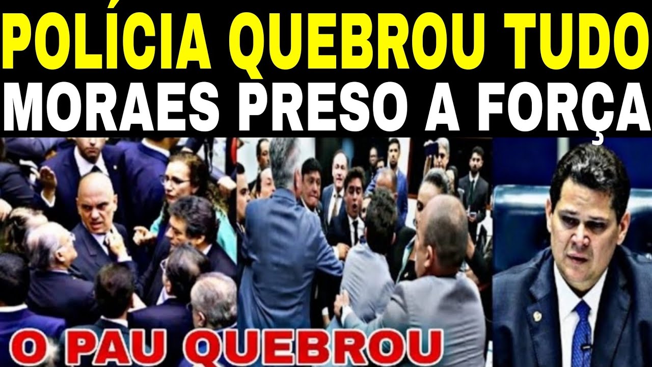 ALELUIA! O PAU QUEBROU!MORAES PRESO A FORÇA LINCHADO NO STF DERROTA DA ESQUERDA FINALMENTE NOTÍCIA