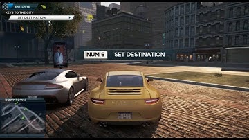 How to NUM 6 SET DESTINATION On Need For Speed Most Wanted 2012