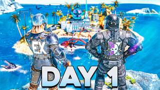 We Claimed The Best Island Cave VS 1000 Players in ARK PvP... screenshot 5