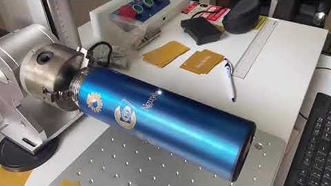 máy khắc laser Datyso trên bình nước có trục xoay, Lh 0983 433 496