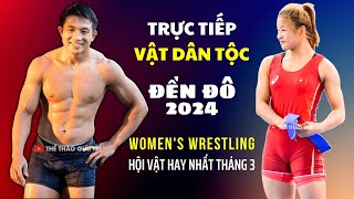 🔴🤼 23/4 VẬT ĐỀN ĐÔ 2024. Trực Tiếp Hội Vật Cổ Truyền Đền Đô #womenswrestling #vatdantoc #vatnu