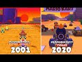 Evolution Of GBA Sunset Wilds Course In Mario Kart Games [2001-2020]