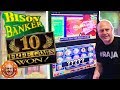 💎BONUS FEATURE WON! 💎 High Limit Diamond Raider + Bison Banker JACKPOT HIT! 🎰