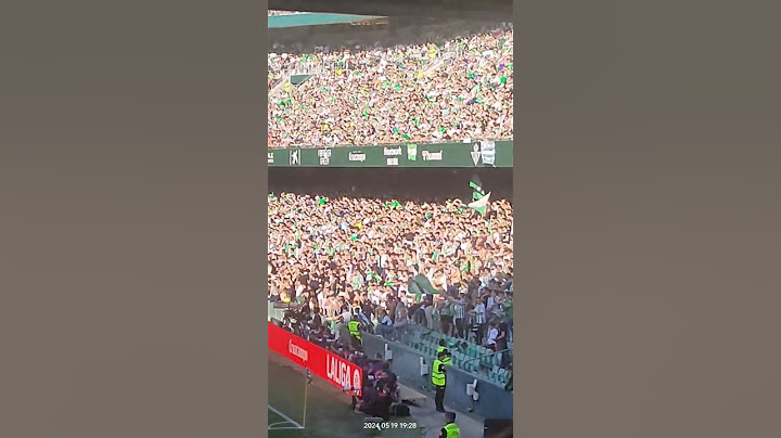 Grada de animación del Betis!! una afición entregada!!! Betis-Real Sociedad.19-05-24