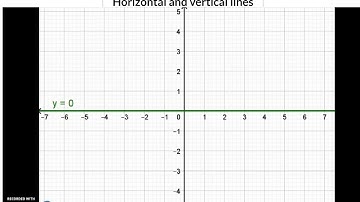 03 Gradient, horizontal and vertical lines