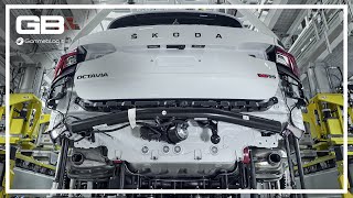 Skoda Octavia 2024 CAR MANUFACTURING CNC #carfactory #skoda