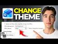 How To Change Outlook Theme (Tutorial 2026)