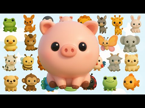 Animal Sounds Song | Nursery Rhymes for Toddler and Babies