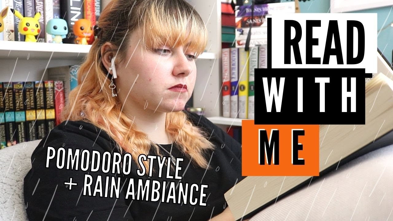 Read With Me | Pomodoro Style & Rainy Day Ambience