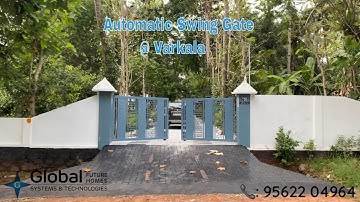Swing Gate motor installed at Varkala, Trivandrum | Wifi Gate Automation in Kerala | 📞9562204964