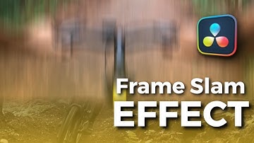 How to Create a Frame Slam Effect in DaVinci Resolve | Effect | Easy Tutorial
