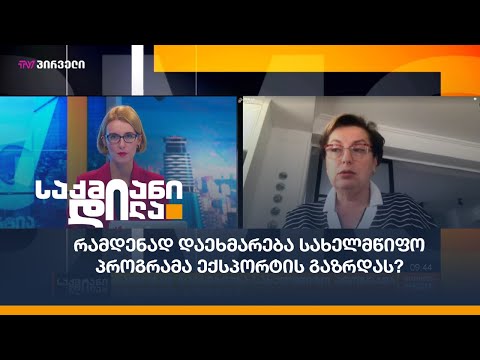 რამდენად დაეხმარება სახელმწიფო პროგრამა ექსპორტის გაზრდას?