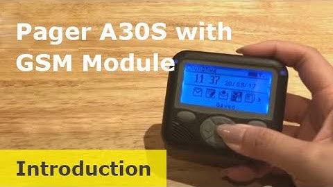 【Introduction】Pager【A30S】 with GSM Module【Gold Apollo 金阿波羅】