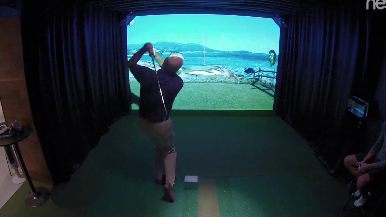 High Definition Golf Simulator HD Golf Pebble Beach Hole 7 YouTube