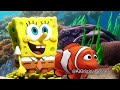 Nemo &amp; Spongebob Bob Esponja catching Jellyfish cazando medusas #Nemo #jellyfish #Medusa #Nemo Dori