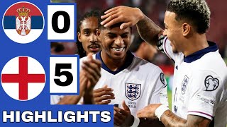 ⚪️Serbia vs England (0-5) Extended HIGHLIGHTS | World Cup Qualifier