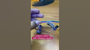 Distance sensor made with Ultrasonic sensor #arduino #