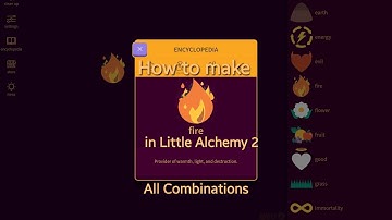 How to make FIRE in Little Alchemy 2 (All Combinations)