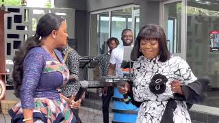 Piesie Esther performs for Nana Ama Mcbrown as she officially joins Onua TV