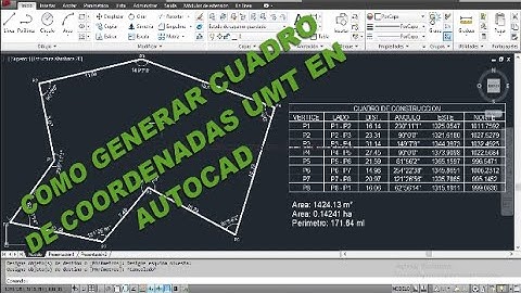 COMO SACAR COORDENADAS EN AUTOCAD | FACIL