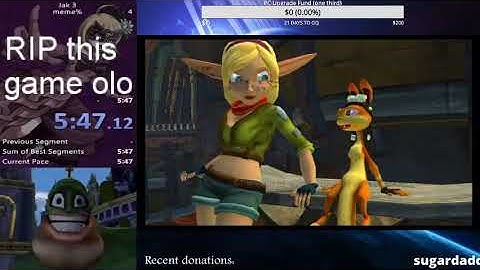 [Former WR] Jak 3 | Any% debug mode speedrun in 5:47 + memory corruption extravaganza