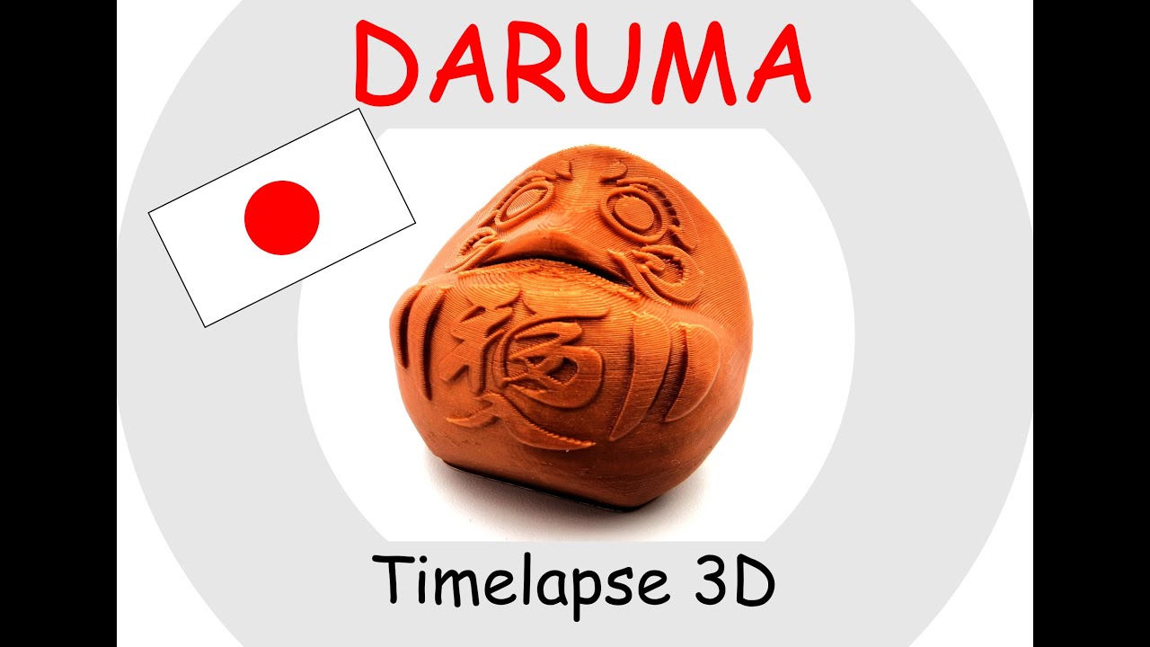 Timelapse 3D print - Daruma