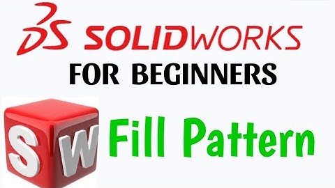 Fill pattern feature in solidworks 2020 .