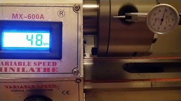 MX-600A Variable speed mini lathe - defects (part 3)