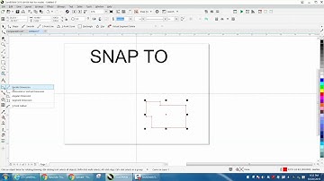 Corel Draw Tips & Tricks Snap To Page and or Guidelines