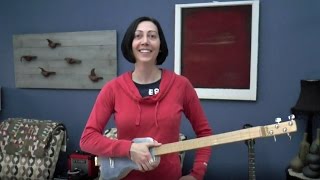 How to Play Money For Nothing on CBG Cigar Box Guitar chords