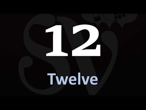 How to Pronounce 12 (Number Twelve)