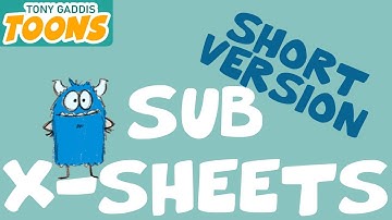 Using Sub X-Sheets in OpenToonz | Short Version